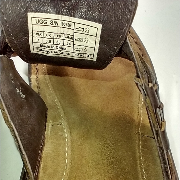 UGG Australia Jenaya 1007561 Brown Sandals Women's sz 7 - Picture 9 of 9